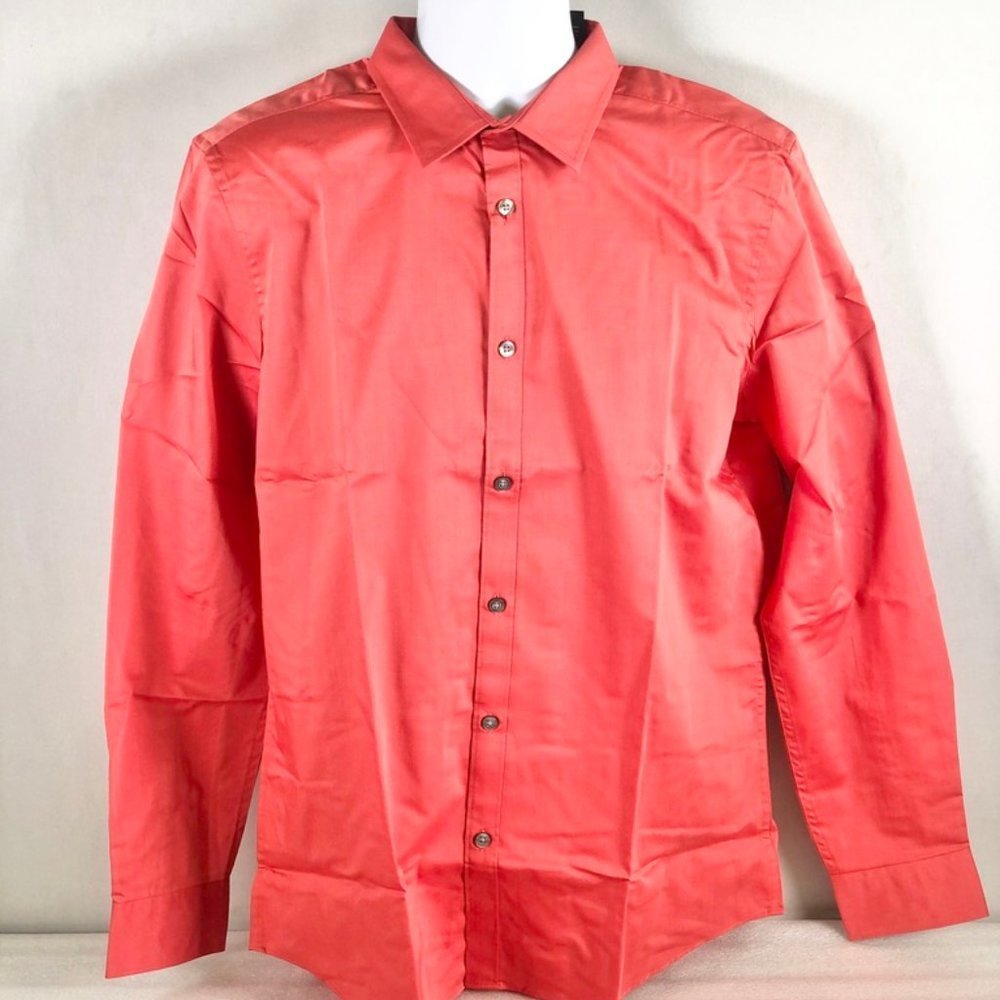 A[X]IST Mens Red Dress Shirt